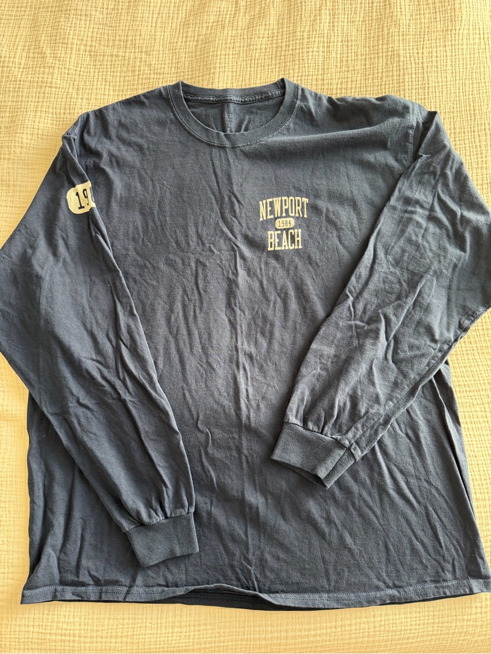 Brandymelville Newport Beach Long Sleeve Tee - Navy